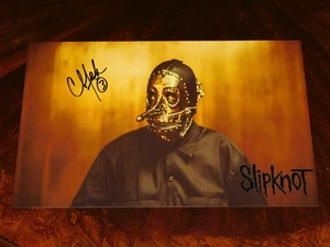 CHRIS FEHN SLIPKNOT DRUMMER SIGNED 12X18 PROMO POSTER W/ SETLIST!!! - Picture 1 of 1