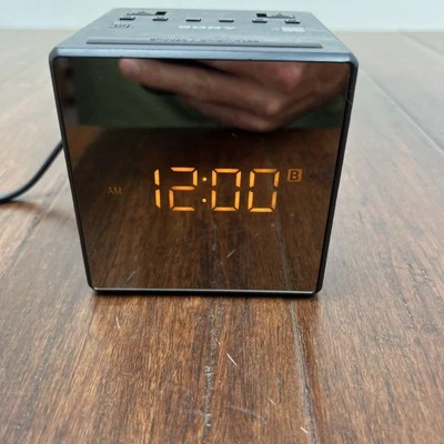 Sony ICF-C1T Alarm Clock AM FM Radio Black - Image 1 of 4
