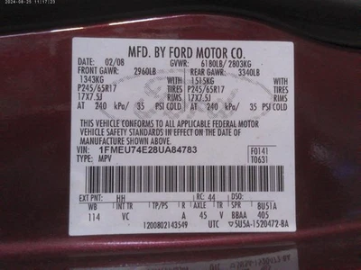 Interruptor de puerta delantera del conductor maestro de ventana del conductor se adapta 08-14 EXPEDITION 1791140 Foto 1 de 4