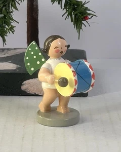 1839/25 Engel mit Pauke von Wendt und Kühn Erzgebirge - Picture 1 of 5