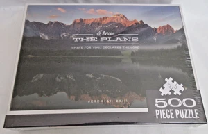 Ich kenne die Pläne christliches Puzzle 500 Teile Julische Alpen Italien NEU versiegelt - Bild 1 von 5