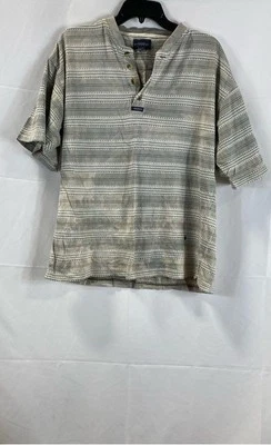 Givenchy Mens Multicolor Stripe Pattern Activewear Casual Shirt L - Image 1 of 4