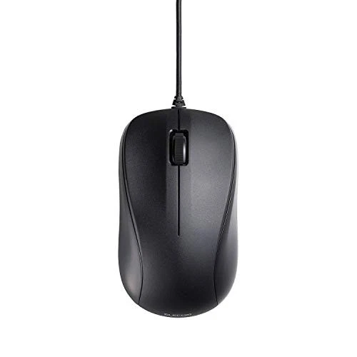 Elecom M-S2ULBK/RS Mouse,USB Laser, Black, ROHS Compliant - Image 1 of 1