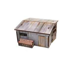 Micro Art Studio: WW2 Normandy Large Tin Shed HDF Prepainted Terrain - Picture 1 of 6
