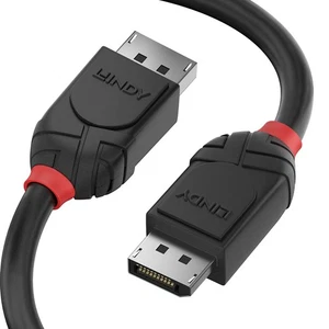 Lindy 36494 1.5m DisplayPort 1.2 Cable, Black Line - Afbeelding 1 van 2