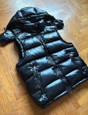 moncler black vest men - Image 1 of 4