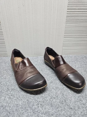 Zapatos de mujer Naot 42 marrón de cuero sin cordones cómodos mocasines informales 11 Foto 1 de 4