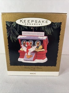 Hallmark Keepsake Magic Ornament Chicken Coop Chorus 1996 Vintage - Picture 1 of 10