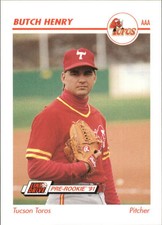 1991 Line Drive AAA #612 Butch Henry