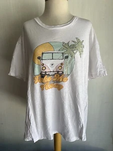WILDFOX (2022) Women's "Take Me Away" Hippie Van Camper Plus Size T-Shirt XXL - Picture 1 of 4