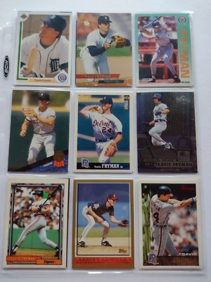 底特律老虎队拖车弗里曼 (18) 棒球卡套装/近乎完好/无重复! — 第 1/2 张图片