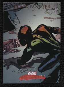 2007 Upper Deck Fleer Marvel Masterpieces Fleer Foil Black Panther #10 3ud