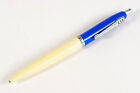 Rare Paper Mate Tu-Tone 1950's Ballpoint Pen Blue & White Needs Repaired