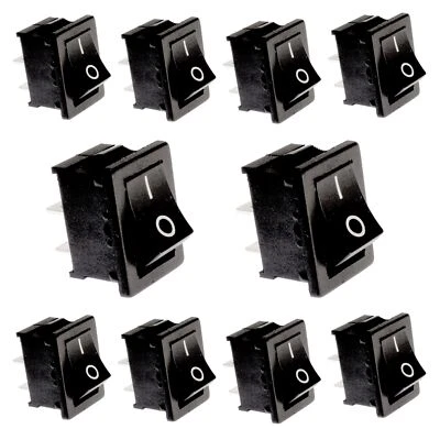 SINTRON ✅Wippschalter 10 Stück 2polig 230V 3A Ein/Aus SnapIn Montage Wippenschalter