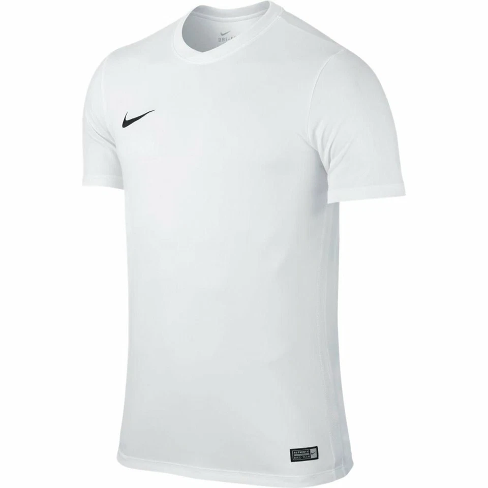Nike Herren Fußball Sport Fitness Freizeit Trainings Dri Fit T-Shirt Park Weiß