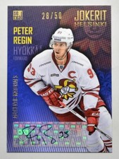 2016-17 KHL Jokerit Helsinki Autograph #JOK-AUT-028 Peter Regin 28/50