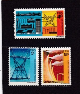 SOUTH AFRICA #386-388 MNH 50th ANNIV. ELECLRICITY SUPPLY COMMISSION - Picture 1 of 1