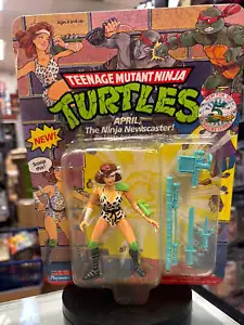 Ninja Newscaster April 0115 (Vintage TMNT Ninja Turtles, Playmates) versiegelt - Bild 1 von 12