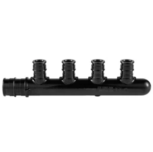 EFIELD 3/4" x 1/2" (4 Port) PPSU Pex A Expansion Closed Manifold Lead Free - Picture 1 of 5