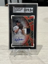 2022 Topps Diamond Icons Roger Clemens AUTO RELIC PATCH Red 4/5 SGC 9.5/10 Auto