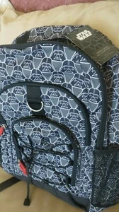 Pottery Barn school Disney LARGE Star Wars Backpack bag superhero laptop VADER z - Picture 1 of 12