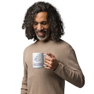 Taza de café blanca número uno del abuelo divertida inspirada en Seinfeld #1 - Imagen 1 de 3