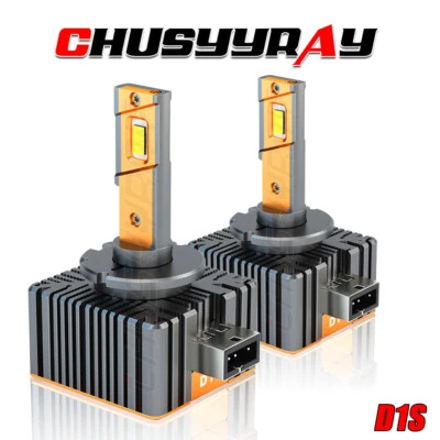 2x D1S D1R Bombilla Faro LED 180W 6000K Alta Luz Baja HID Xenón Kit Conversión Foto 1 de 4