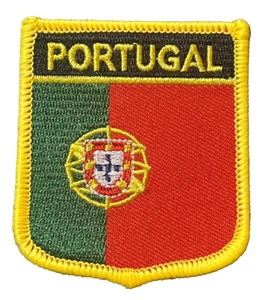 BESTICKTER PORTUGAL LAND FLAGGE SCHILD PATCH - Bild 1 von 3