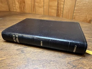 Rare OOP Oxford New Revised Standard Version NRSV Bible Pocket Leather - Picture 1 of 15