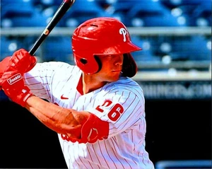 8x10 Photo LOGAN O’HOPPE Los Angeles Angels Anaheim Catcher Phillies - Picture 1 of 1