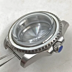 40mm Arched glass watch Case Rotate bezel Fit for seik NH35 NH36 Movement P03 - Picture 1 of 4