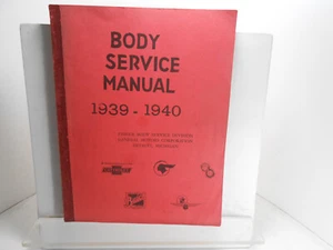 General Motors 1939-1940 FISHER BODY SERVICE MANUAL - Picture 1 of 3