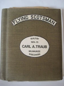 Vintage 1970er Flying Scotsman Modellbahn FOTOBUCH Traub Milwaukee WI Ticket mehr - Bild 1 von 12
