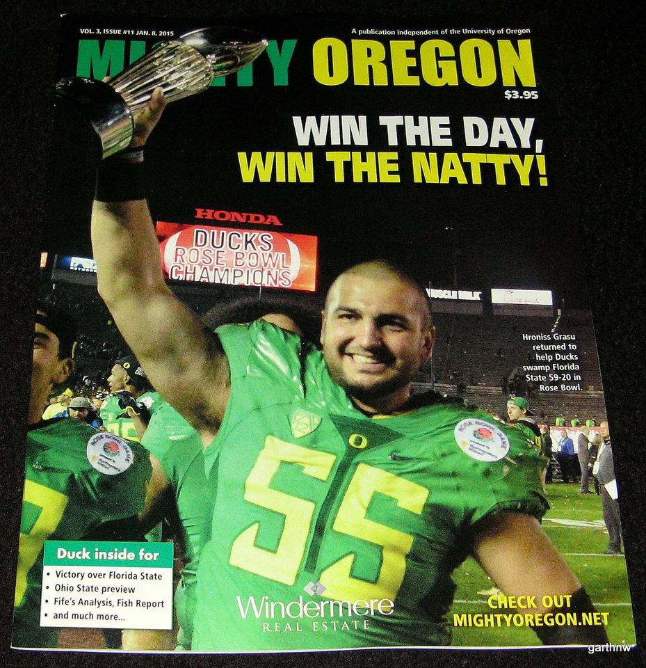 ROSE BOWL 2015 REVISIÓN PICTÓRICA PATOS OREGON ESTADO FLORIDA HRONISS GRASU MARIOTA Foto 1 de 4