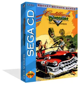 - Cadillac Dinosaur CD Game Case + Box Art Work Cover Only - Picture 1 of 2