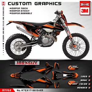 Kungfu Graphics Motocross Stickers Decals Kit for EXC EXC-F XCW 2017 2018 2019 - Picture 1 of 12