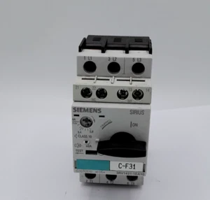 Interruptor de circuito de protección de motor Siemens SIRIUS 3RV1421-1JA10 7-10 amperios riel DIN - Imagen 1 de 9