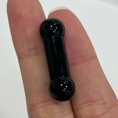 Barra recta acrílica UV 0G anillo de lengua 5/8" pulgadas 15 mm barra perforadora calibre 0 Foto 1 de 2