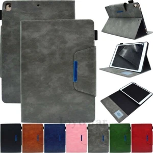 For iPad 5th 6 7 8 9 10 Gen/Mini/Air/Pro Magnetic Flip Smart Leather Case Cover - Picture 1 of 41
