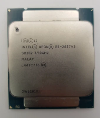 LOT OF 4 Intel Xeon E5-2637v3 4-Core 3.7GHz LGA2011-3 CPU SR202 (OFFERS WELCOME) - Image 1 of 2