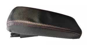 2006-2011 HONDA CIVIC CARBON FIBER ARMREST SLIDING CENTER CONSOLE LID OEM - Picture 1 of 5