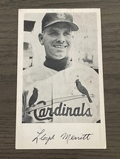 1957 Lloyd Merritt Postcard St. Louis Cardinals