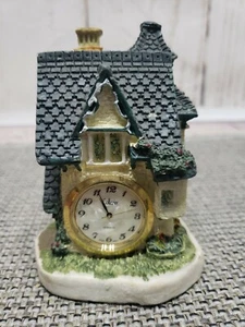 Vintage Collezio Japan Quartz Country Stone Cottage Clock - Picture 1 of 12