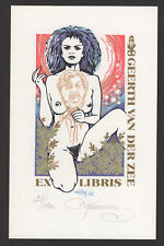 18)Nr.086,EXLIBRIS, Willy Braspennincx, Erotik / erotic