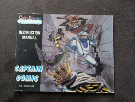 Captain Comic Nintendo NES Instruction Manual Booklet Only NO Game !