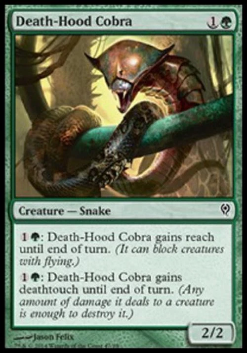 Death-Hood Cobra - Light Play MTG Duel Decks: Jace vs Vraska - Image 1 of 1