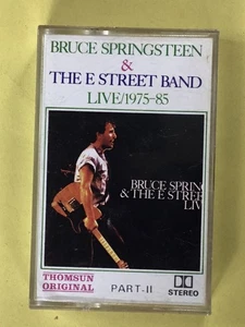 Bruce Springsteen & The E Street Band Live 1975-85 Music Cassette Tape Features - Picture 1 of 4