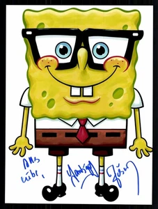 Santiago Ziesmer Stimme bei Sponge Bob Groß Foto Original Signiert + G 48975 - Bild 1 von 2