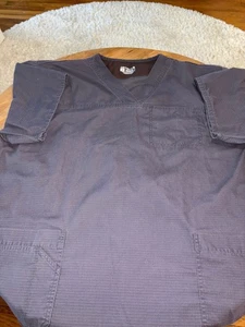 Carhartt 2xl Ripstop grey Classic Fit V-Neck Short Sleeve Scrub Top - Picture 1 of 6