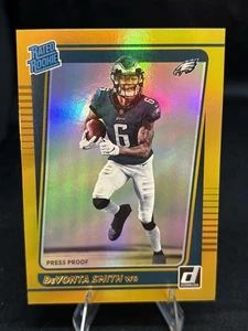 Donruss Football 2021 DeVonta Smith clasificación novato oro prueba de prensa #261 Eagles SP - Imagen 1 de 2